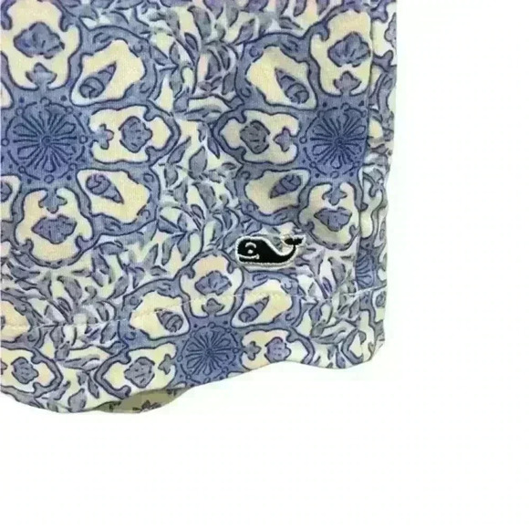 Vineyard Vines Girls Medallion Knit Shift  Scalloped Hem Nautical Dress Sz XL 16 - Picture 6 of 6